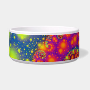 Psychedelic Spiral Neon Decorative Abstract Art