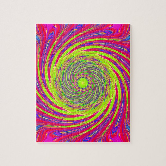 Psychedelic Spiral Pattern: Jigsaw Puzzle (Vertical)
