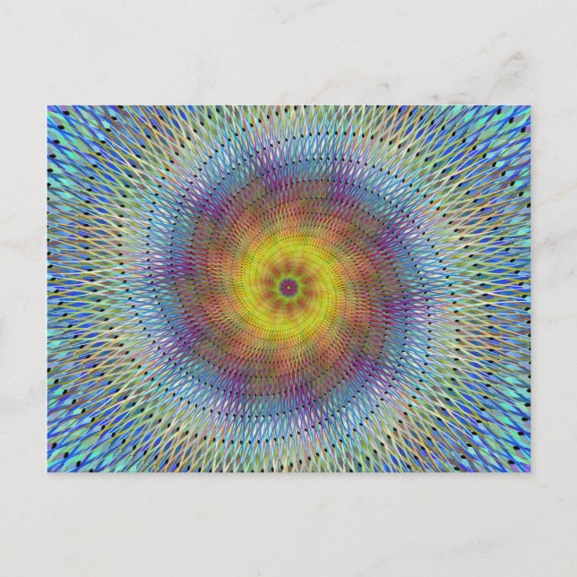 Psychedelic spiral postcard (Front)