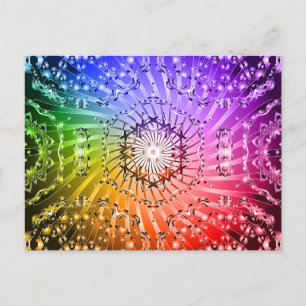 Psychedelic Spiral: Vector Art: Postcard