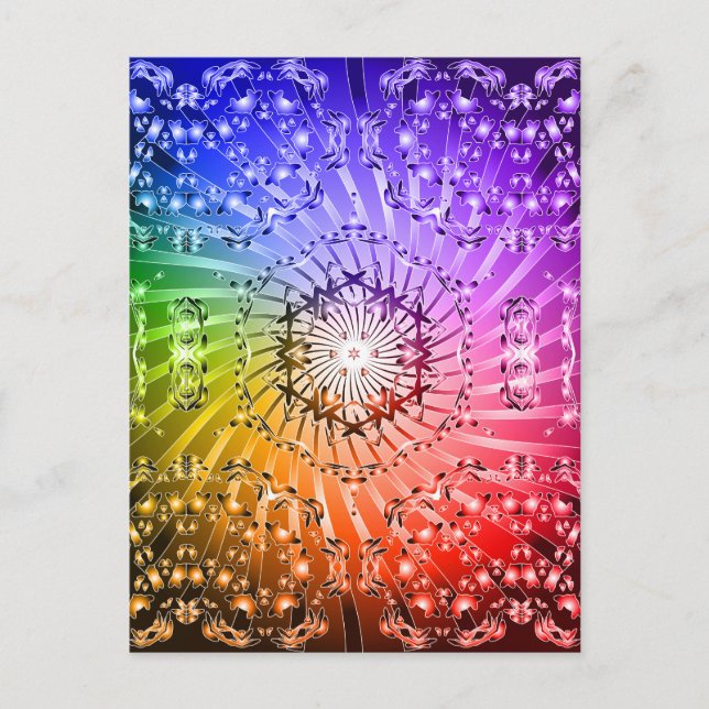 Psychedelic Spiral: Vector Art: Postcard (Front)