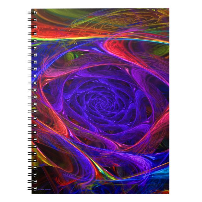 "Psychedelic Spirals" Notebook (Front)