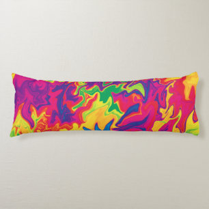 Psychedelic Splashing....... Body Pillow