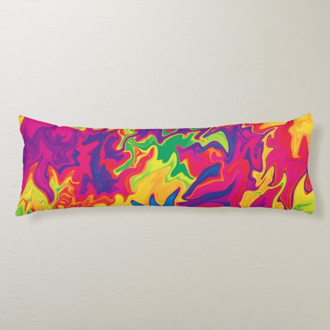 Psychedelic Splashing....... Body Pillow (Front)