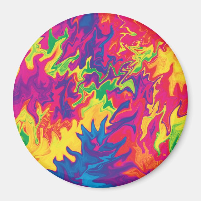 Psychedelic Splashing..... Magnet (Front)