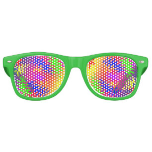 Psychedelic Splodge Adult Party Shades