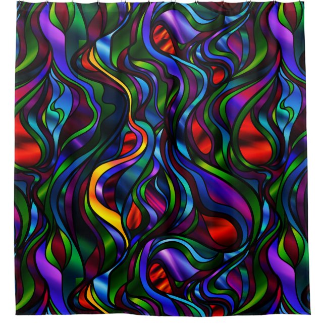 Psychedelic Stained Glass Abstract (Front)