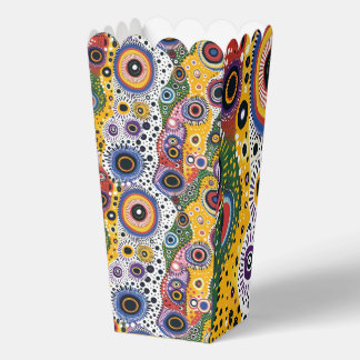 Psychedelic Stamping Retro Popcorn Box