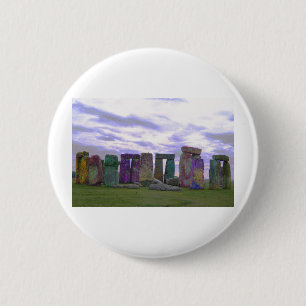 Psychedelic Stones 2 Inch Round Button