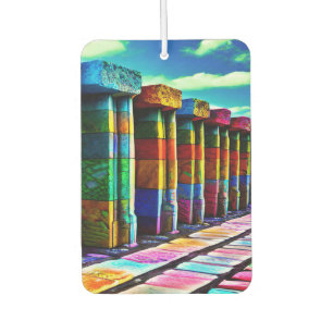 Psychedelic Stones Air Freshener