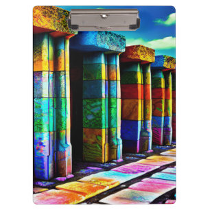 Psychedelic Stones Clipboard