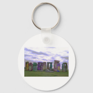 Psychedelic Stones Keychain