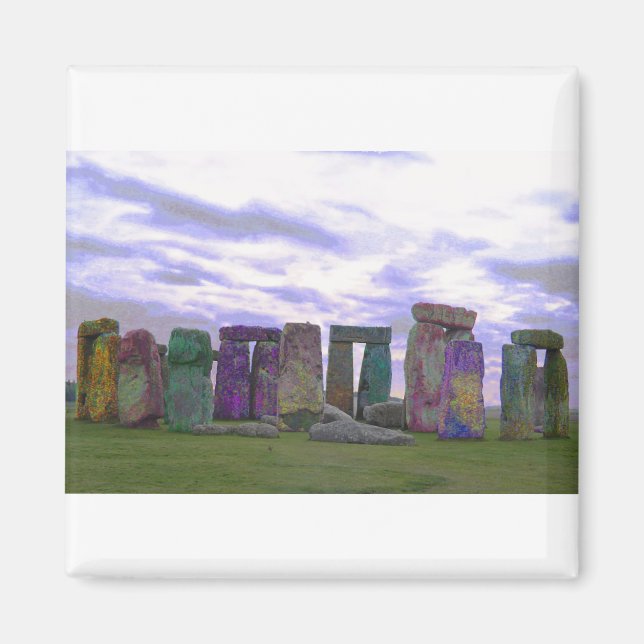 Psychedelic Stones Magnet (Front)