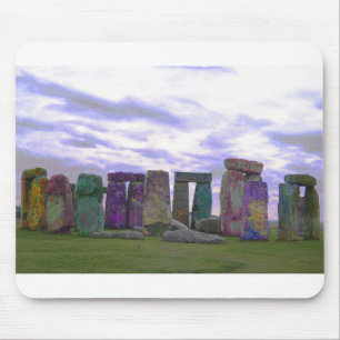 Psychedelic Stones Mouse Pad