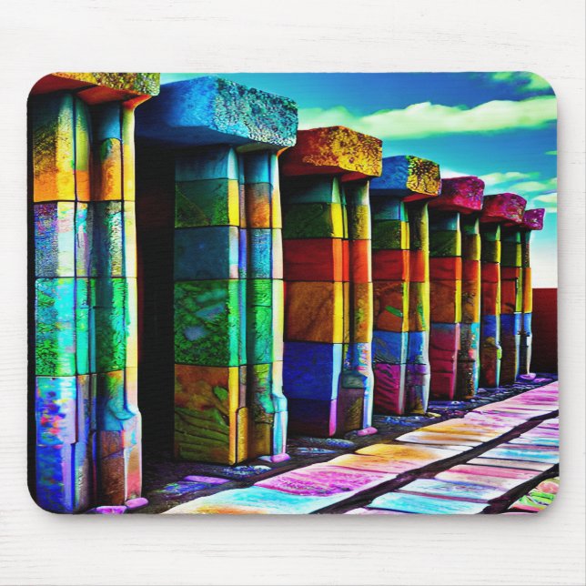 Psychedelic Stones Mouse Pad (Front)