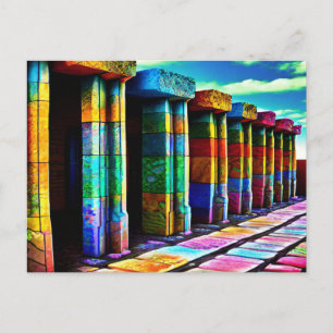 Psychedelic Stones Postcard