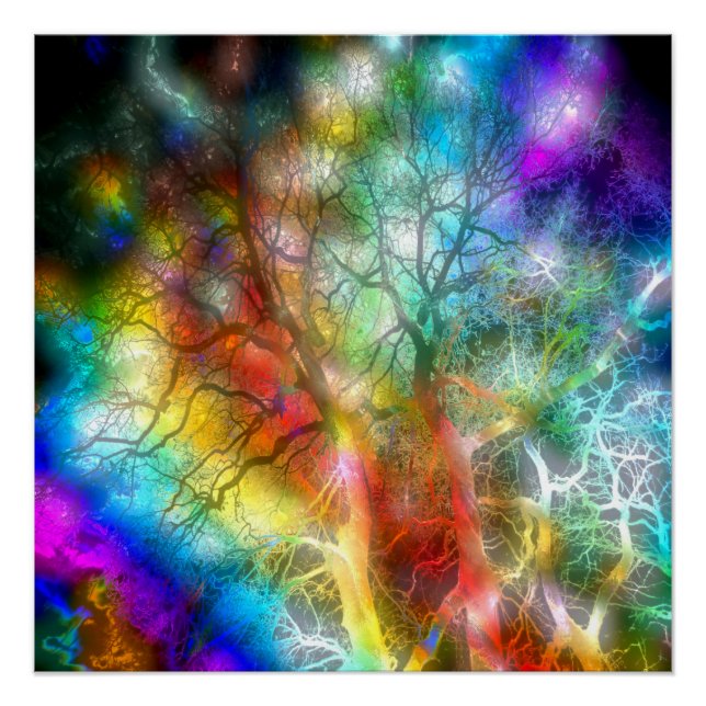 Psychedelic Storm Poster (Front)