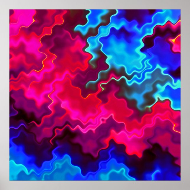 Psychedelic Storm Poster (Front)