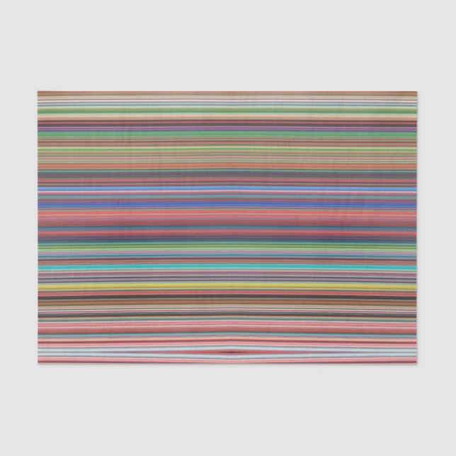 PSYCHEDELIC STRIPES Tissue Paper (Front)