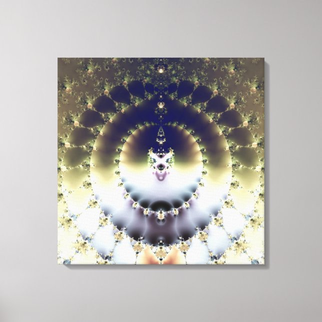 Psychedelic Sun Canvas Print (Front)