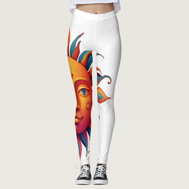 Psychedelic Sun - Leggings (Front)