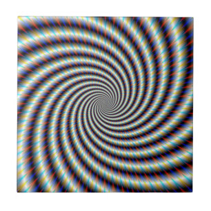Psychedelic Swirl Tile