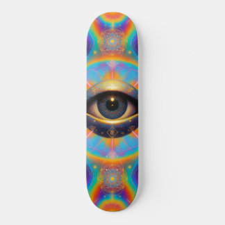 Psychedelic Third Eye Skateboard – Sacred Geometry
