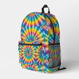 Psychedelic Tie Dye Retro Groovy Backpack