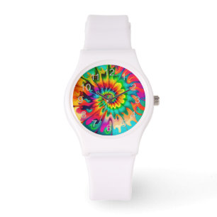 Psychedelic Tie Dye Retro Surreal Watch