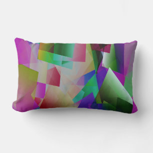 Psychedelic Timez... Lumbar Pillow