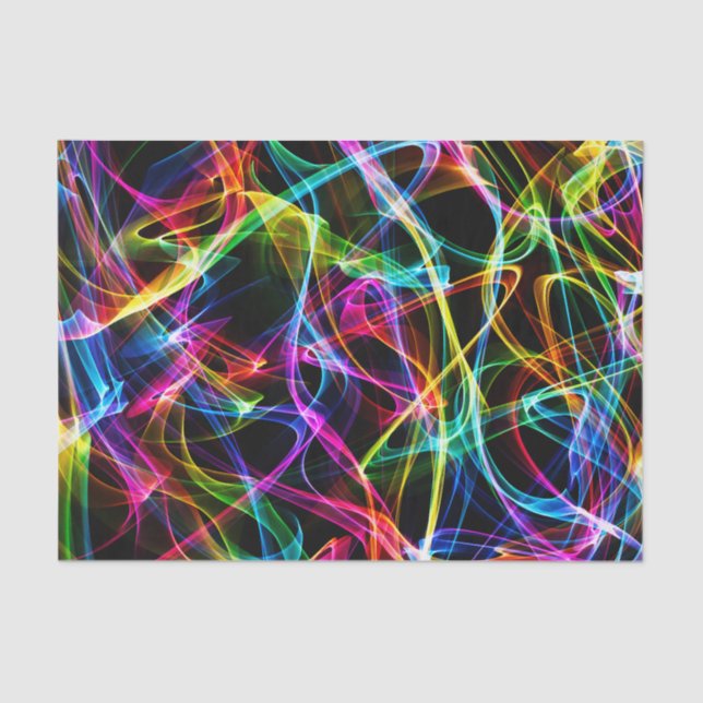 Psychedelic Trance Art Tissue Paper (Front)