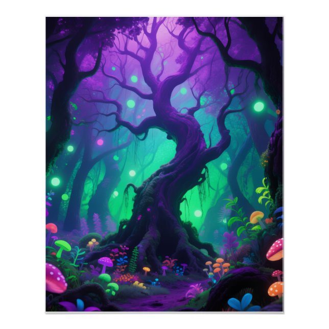 Psychedelic tree poster (Front)
