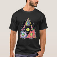 Psychedelic Trippy Cat Art Sacred Geometry