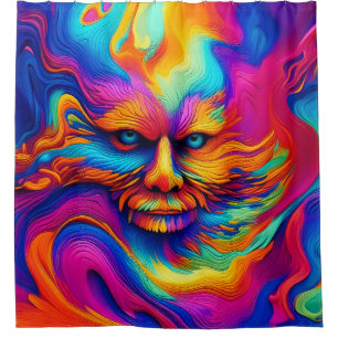 Psychedelic Trippy Colourful Abstract Paint Splash