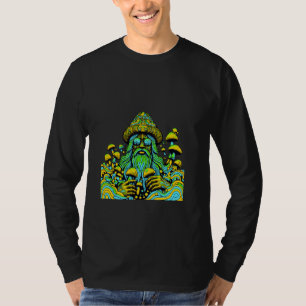 Psychedelic Trippy Fun Mushroom Picking Fun Fantas T-Shirt