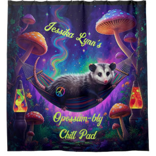 Psychedelic Trippy Hippie Opossum Custom Personal