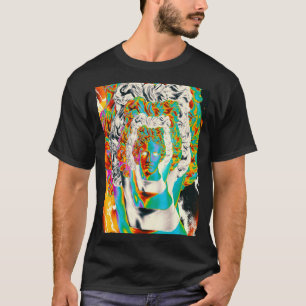 Psychedelic Trippy Mushroom Acid Trip Psytrance Ra T-Shirt