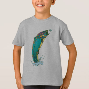 Psychedelic Trout Fishing T-Shirt