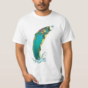 Psychedelic Trout Fishing T-Shirt