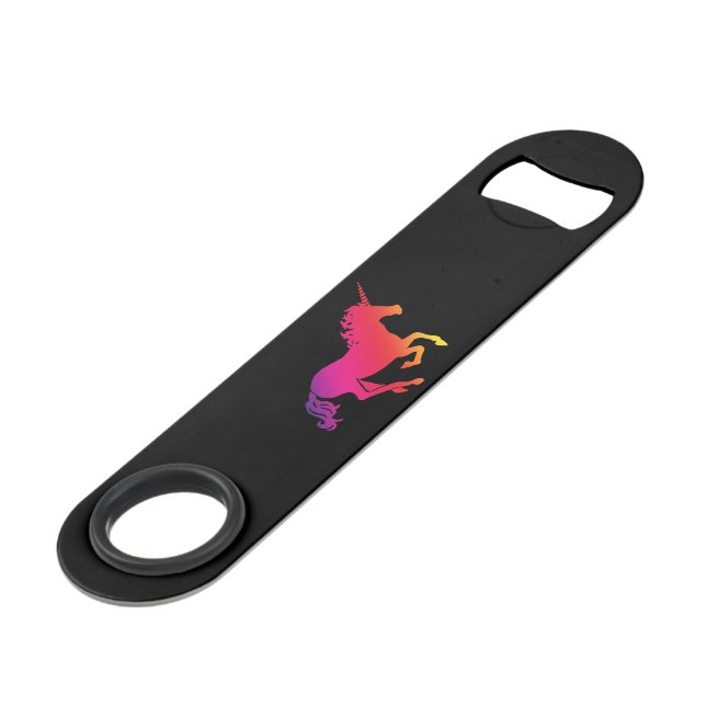 Psychedelic Unicorn Bar Key (Front Angled)