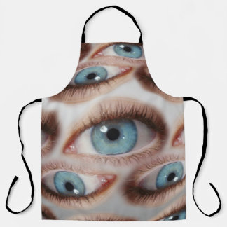 Psychedelic Vision: Abstract Eye Illusion Apron