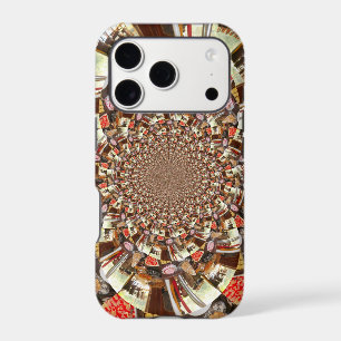 Psychedelic Vision   Earthy Brown Hues Abstract 