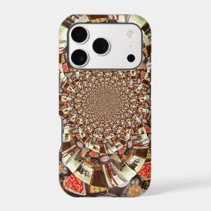 Psychedelic Vision Earthy Brown Hues Abstract