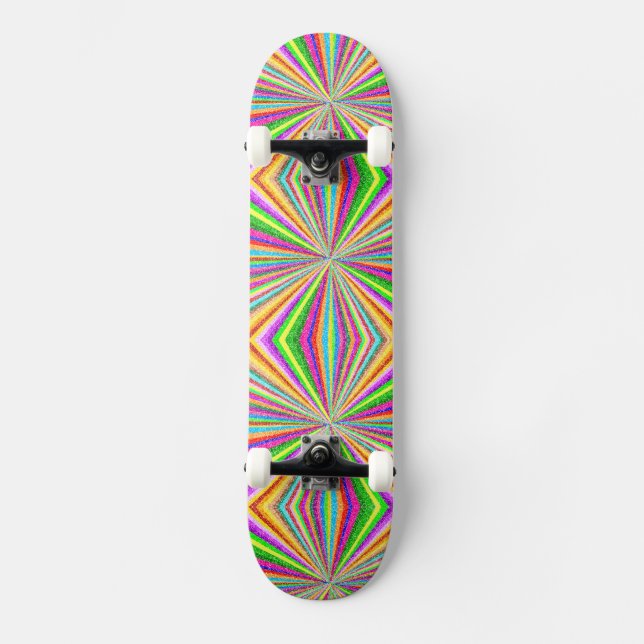 Psychedelic Vortex Skateboard (Front)