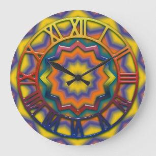 Psychedelic Wall CLock