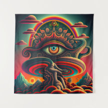Psychedelic Wall Tapestry