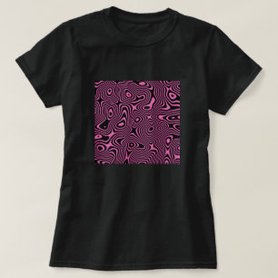 Psychedelic Wave Pattern   Abstract Trippy Lines T-Shirt