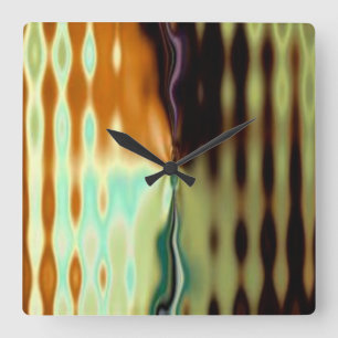 Psychedelic Wave Wall Clock