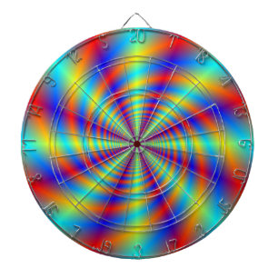 Psychedelic Whirl Dartboard