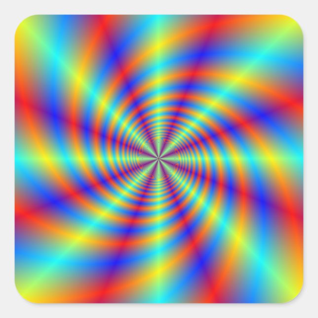 Psychedelic Whirl  Sticker (Front)